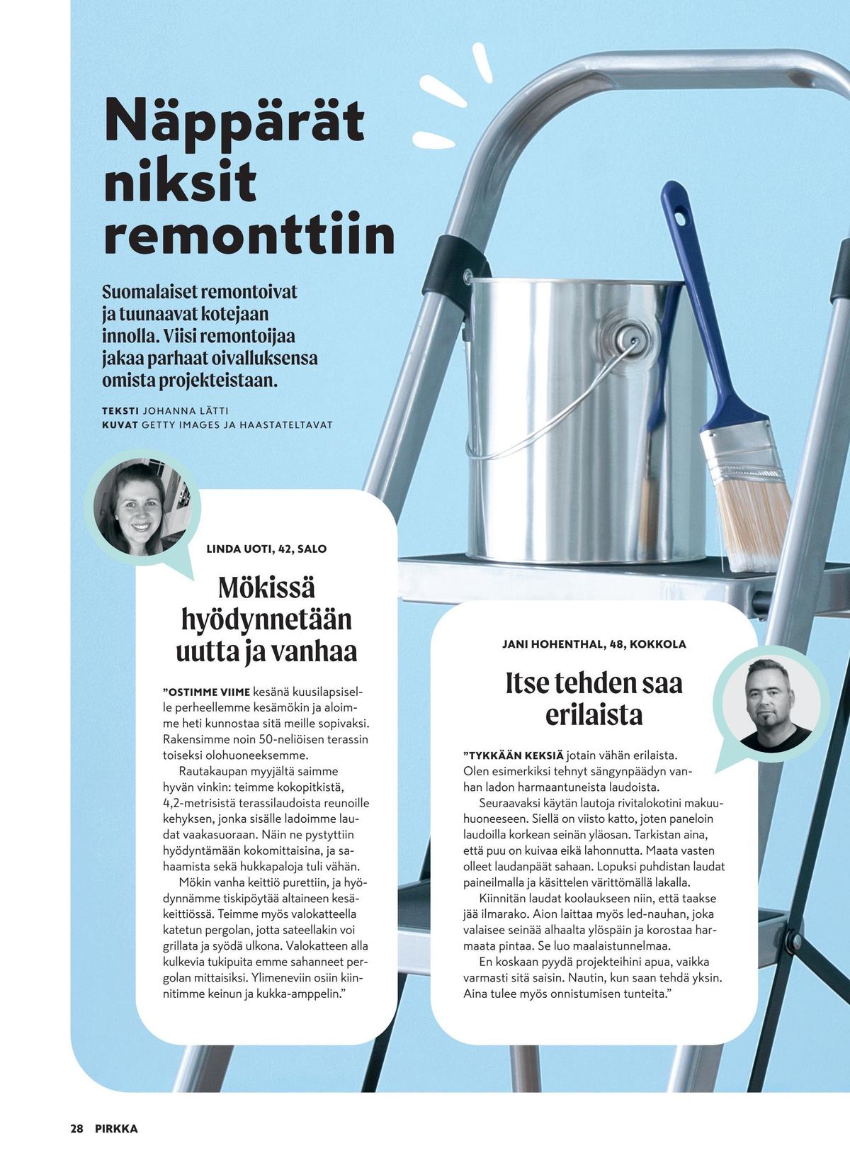 Katso ketjun Pirkka tarjouslehti viikolta 21 sivustolla Viikkotarjoukset.fi. Löydät monia hyviä tarjouksia erilaisista tuotteista. Lue tarjouslehti täältä! Sivu 28