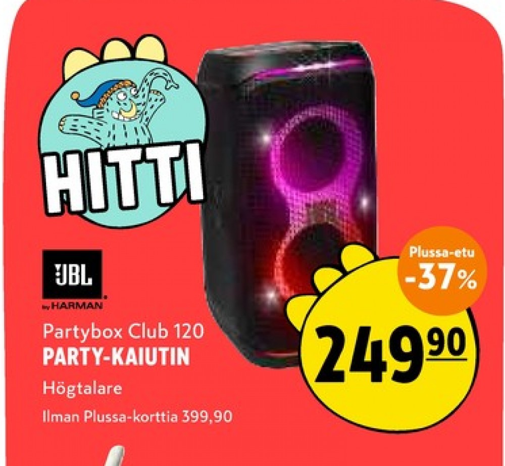 Tarjoukset ja hintavertailu haulla JBL, , Bluetooth-kaiuttimet 0.000 kpl 1 kappale €249.90