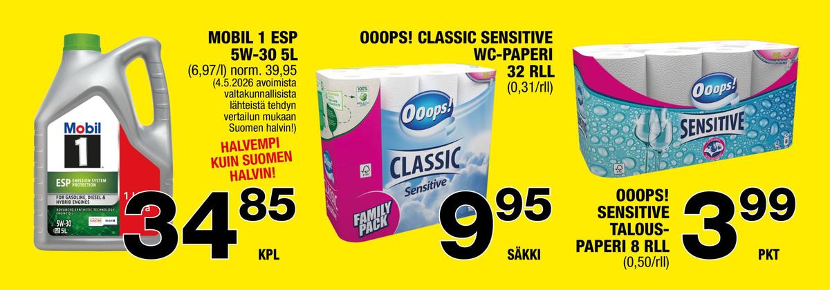 Katso ketjun Säästömarket tarjouslehti viikolta 21 sivustolla Viikkotarjoukset.fi. Löydät monia hyviä tarjouksia erilaisista tuotteista, esimerkiksi talouspaperit ooops! tai moottoriöljyt mobil. Lue tarjouslehti täältä! Sivu 2