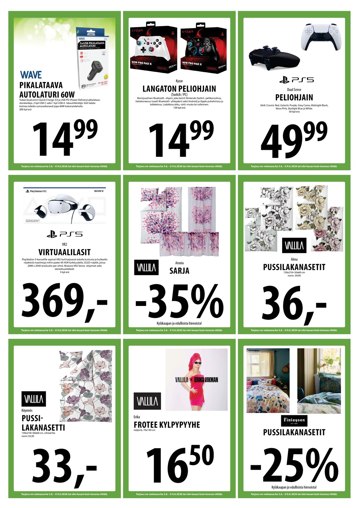 Katso ketjun Keskinen tarjouslehti viikolta 23 sivustolla Viikkotarjoukset.fi. Löydät monia hyviä tarjouksia erilaisista tuotteista. Lue tarjouslehti täältä! Sivu 16