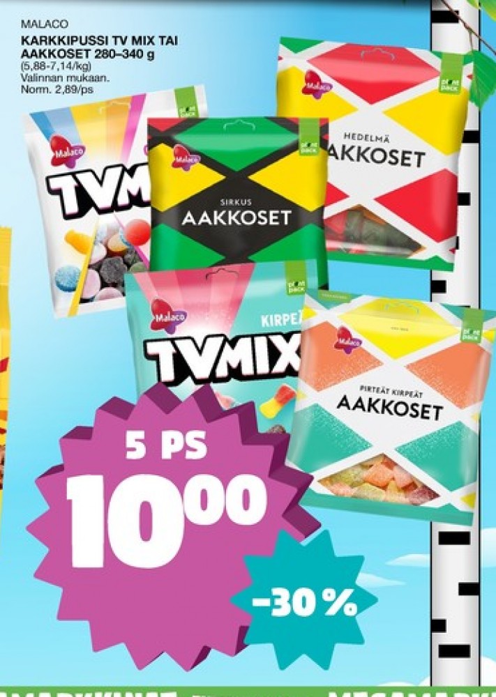 Tarjoukset ja hintavertailu haulla Aakkoset, , Aakkoset hedelmä 0.280 kg 5 Pussi €10.00