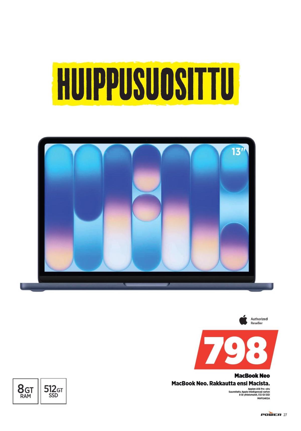 Katso ketjun Power tarjouslehti viikolta 24 sivustolla Viikkotarjoukset.fi. Löydät monia hyviä tarjouksia erilaisista tuotteista. Lue tarjouslehti täältä! Sivu 27