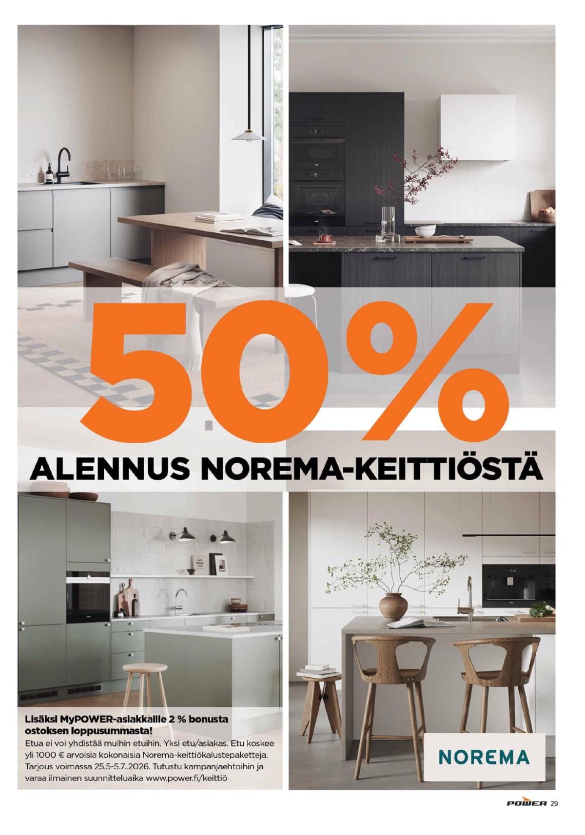 Katso ketjun Power tarjouslehti viikolta 24 sivustolla Viikkotarjoukset.fi. Löydät monia hyviä tarjouksia erilaisista tuotteista. Lue tarjouslehti täältä! Sivu 29