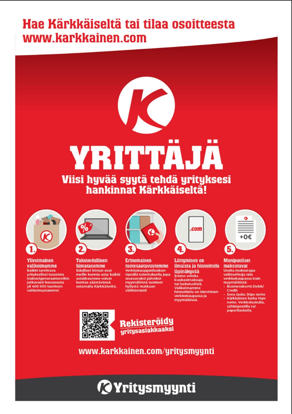 Katso ketjun Kärkkäinen tarjouslehti viikolta 24 sivustolla Viikkotarjoukset.fi. Löydät monia hyviä tarjouksia erilaisista tuotteista. Lue tarjouslehti täältä! Sivu 23