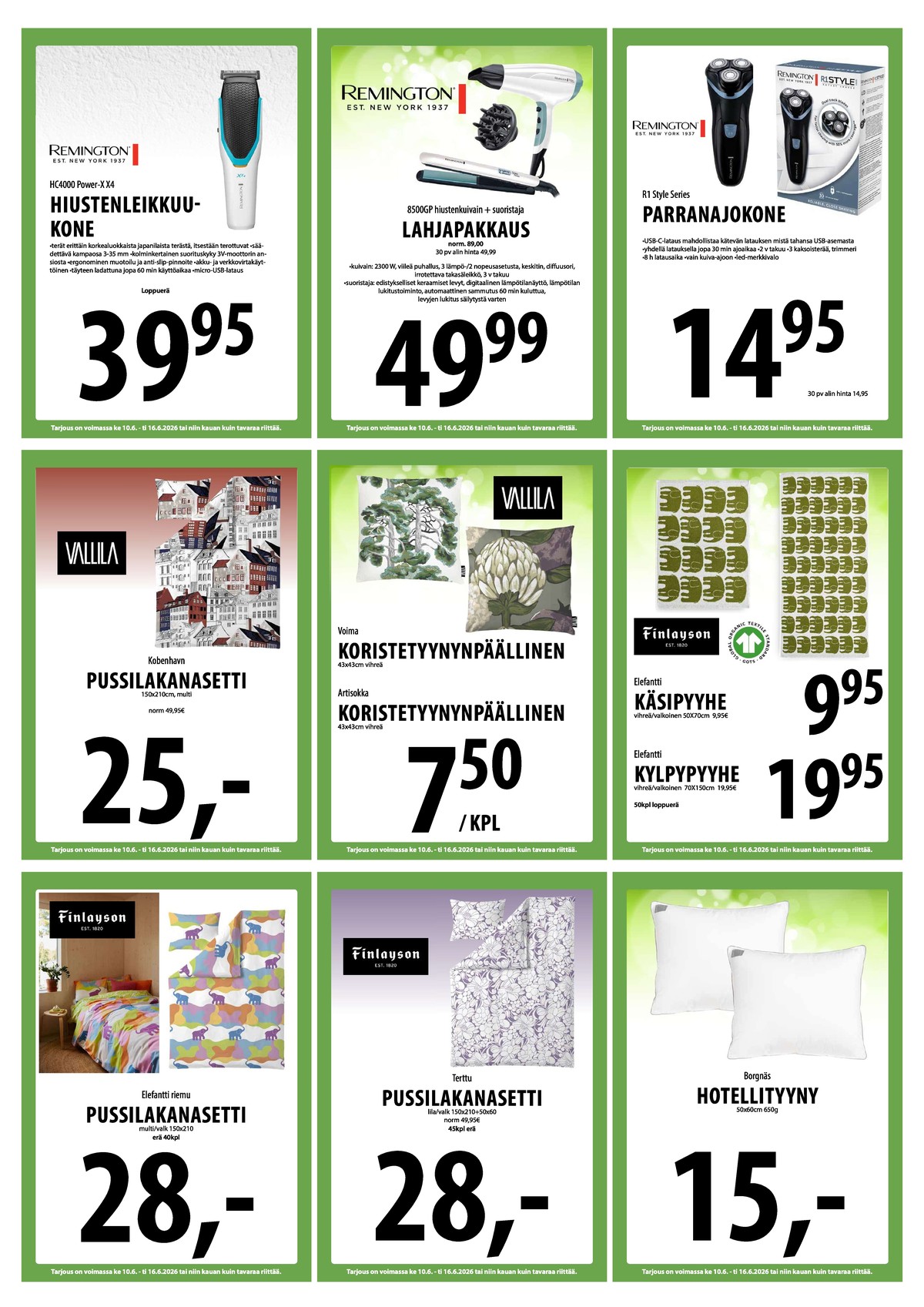 Katso ketjun Keskinen tarjouslehti viikolta 24 sivustolla Viikkotarjoukset.fi. Löydät monia hyviä tarjouksia erilaisista tuotteista. Lue tarjouslehti täältä! Sivu 14