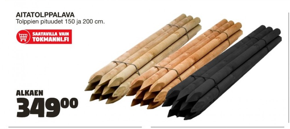 Tarjoukset ja hintavertailu haulla ei määritelty, , Aitatolpan jalat 10.000 kpl 1 paketti(a) €alkaen 349.00