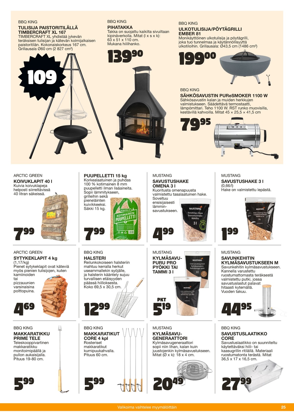 Katso ketjun Tokmanni tarjouslehti viikolta 25 sivustolla Viikkotarjoukset.fi. Löydät monia hyviä tarjouksia erilaisista tuotteista. Lue tarjouslehti täältä! Sivu 25