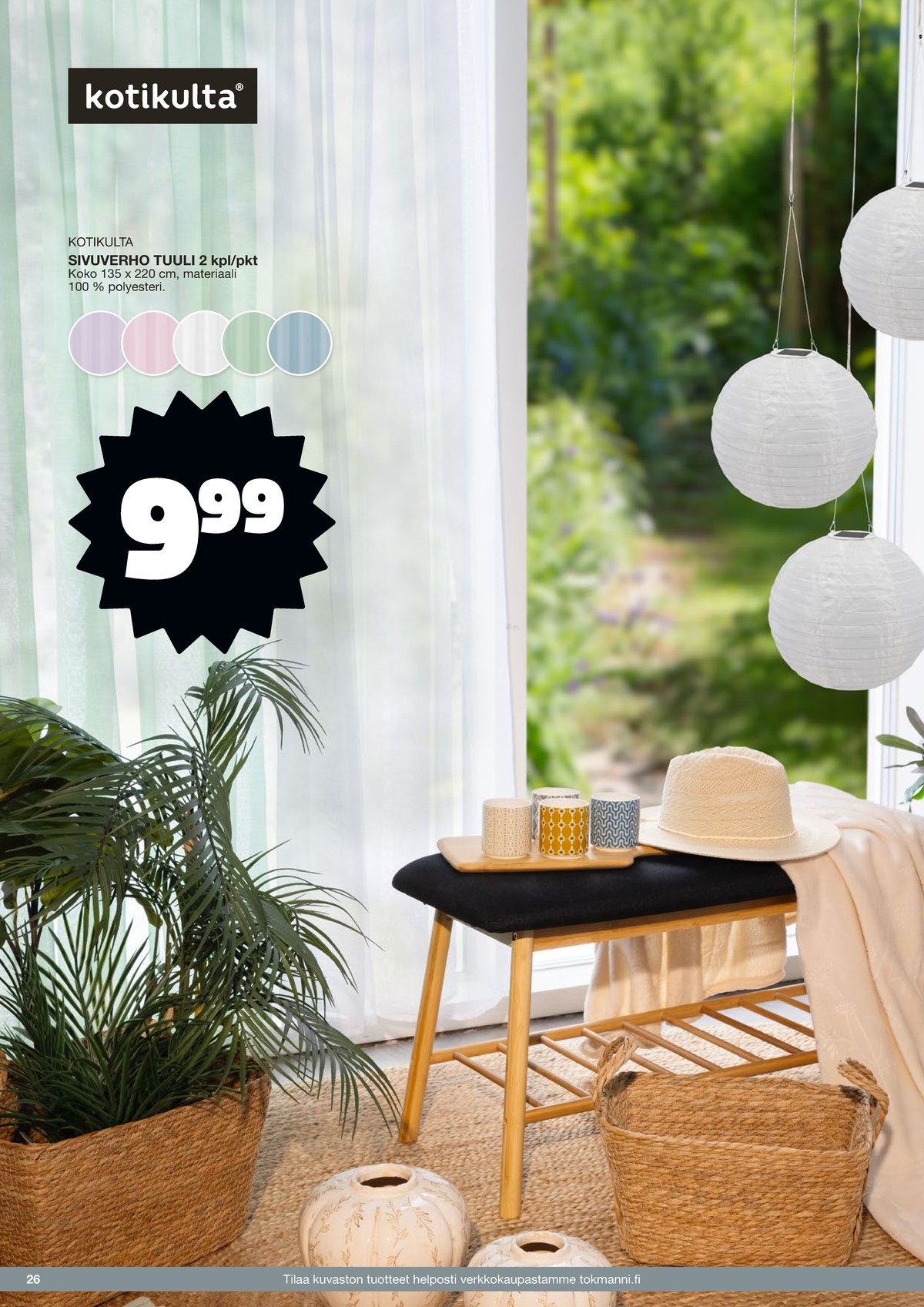 Katso ketjun Tokmanni tarjouslehti viikolta 25 sivustolla Viikkotarjoukset.fi. Löydät monia hyviä tarjouksia erilaisista tuotteista. Lue tarjouslehti täältä! Sivu 26