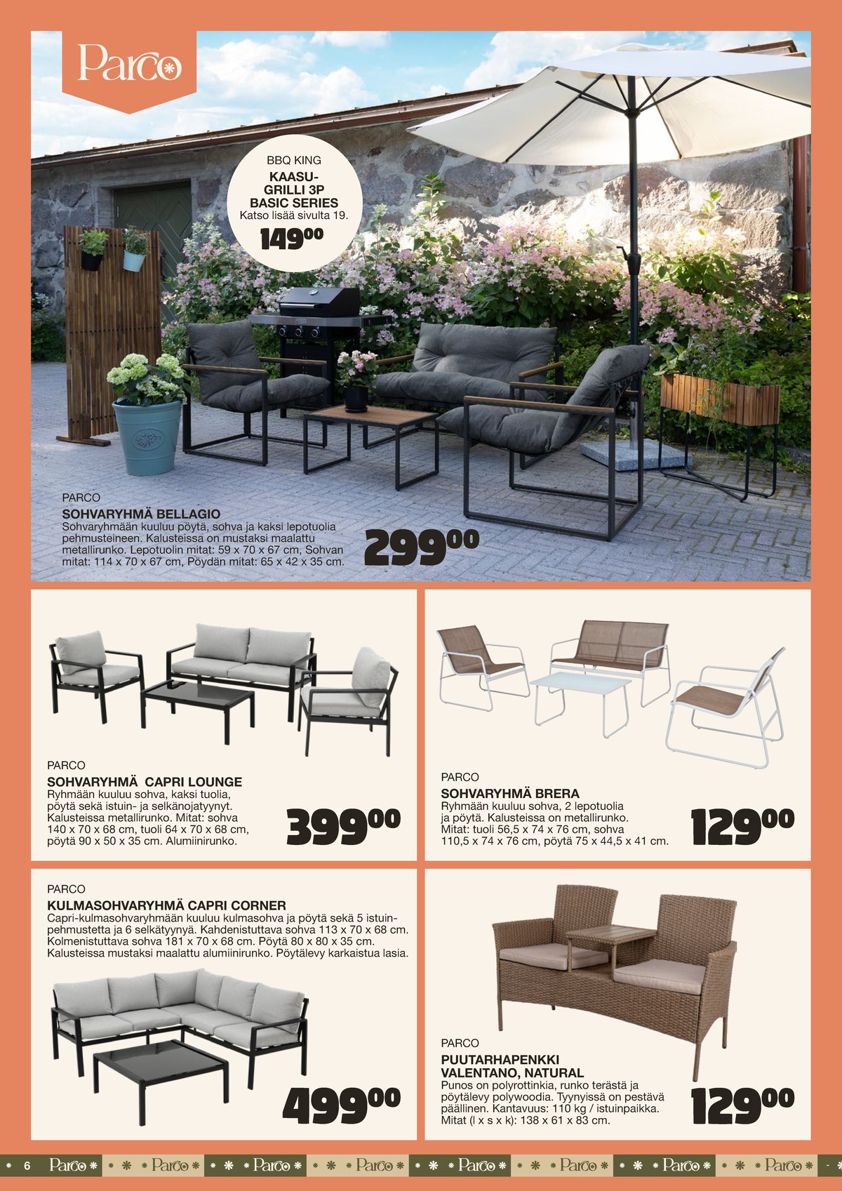 Katso ketjun Tokmanni tarjouslehti viikolta 25 sivustolla Viikkotarjoukset.fi. Löydät monia hyviä tarjouksia erilaisista tuotteista. Lue tarjouslehti täältä! Sivu 6