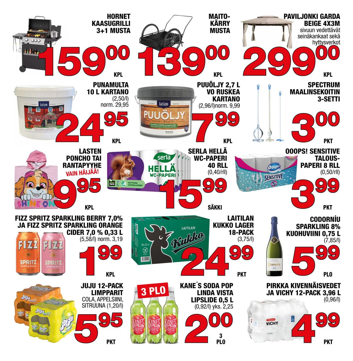 Katso ketjun Säästömarket tarjouslehti viikolta 25 sivustolla Viikkotarjoukset.fi. Löydät monia hyviä tarjouksia erilaisista tuotteista. Lue tarjouslehti täältä! Sivu 1