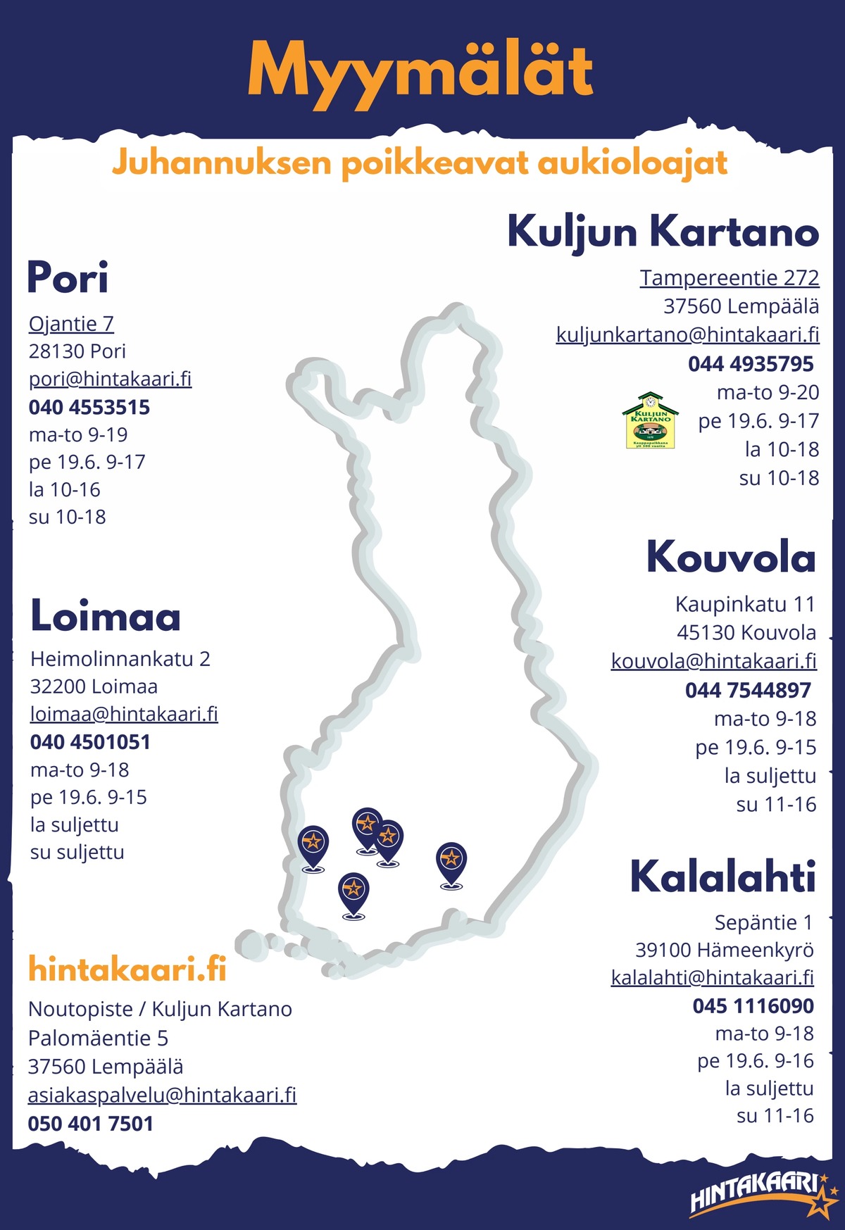 Katso ketjun Hintakaari tarjouslehti viikolta 25 sivustolla Viikkotarjoukset.fi. Löydät monia hyviä tarjouksia erilaisista tuotteista. Lue tarjouslehti täältä! Sivu 16