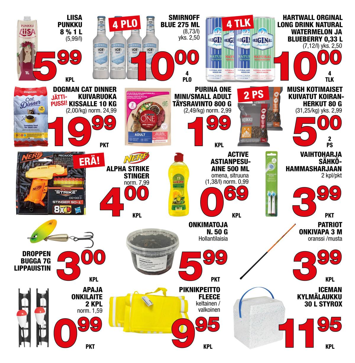 Katso ketjun Säästömarket tarjouslehti viikolta 26 sivustolla Viikkotarjoukset.fi. Löydät monia hyviä tarjouksia erilaisista tuotteista. Lue tarjouslehti täältä! Sivu 1