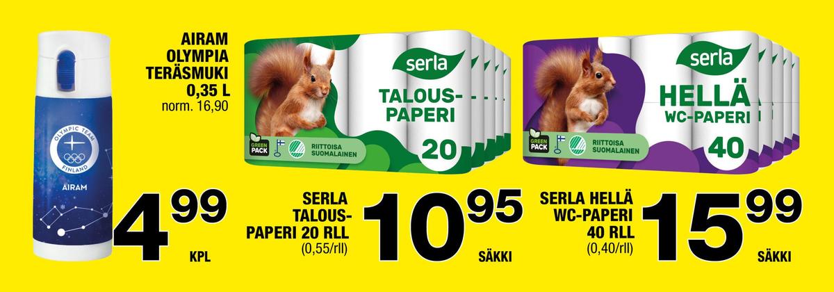 Katso ketjun Säästömarket tarjouslehti viikolta 26 sivustolla Viikkotarjoukset.fi. Löydät monia hyviä tarjouksia erilaisista tuotteista. Lue tarjouslehti täältä! Sivu 2
