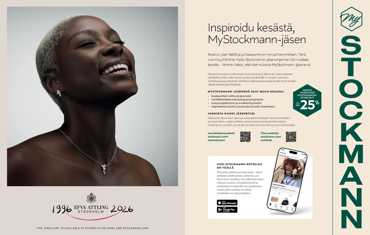 Katso ketjun Stockmann tarjouslehti viikolta 27 sivustolla Viikkotarjoukset.fi. Löydät monia hyviä tarjouksia erilaisista tuotteista. Lue tarjouslehti täältä! Sivu 3