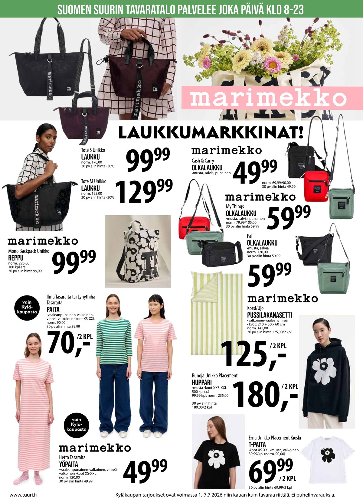 Katso ketjun Keskinen tarjouslehti viikolta 27 sivustolla Viikkotarjoukset.fi. Löydät monia hyviä tarjouksia erilaisista tuotteista. Lue tarjouslehti täältä! Sivu 5
