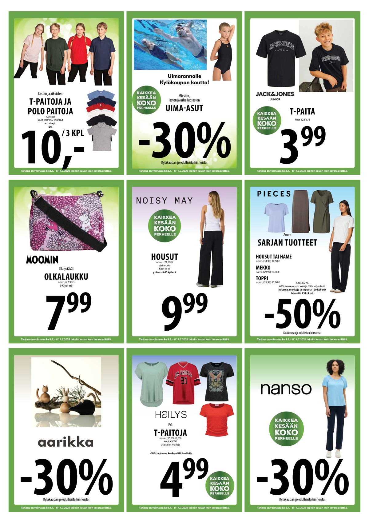 Katso ketjun Keskinen tarjouslehti viikolta 28 sivustolla Viikkotarjoukset.fi. Löydät monia hyviä tarjouksia erilaisista tuotteista. Lue tarjouslehti täältä! Sivu 21
