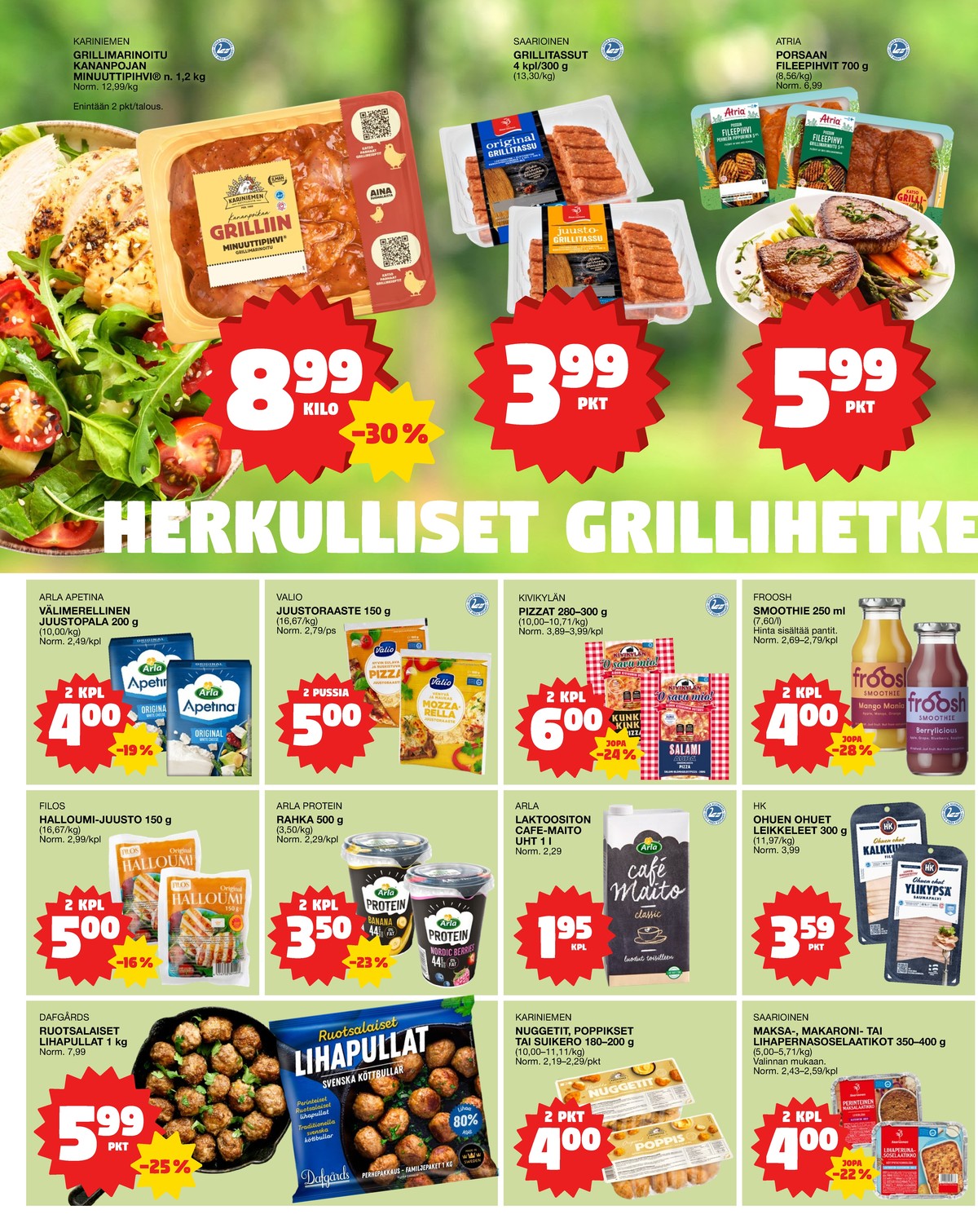 Katso ketjun Tokmanni tarjouslehti viikolta 28 sivustolla Viikkotarjoukset.fi. Löydät monia hyviä tarjouksia erilaisista tuotteista. Lue tarjouslehti täältä! Sivu 2