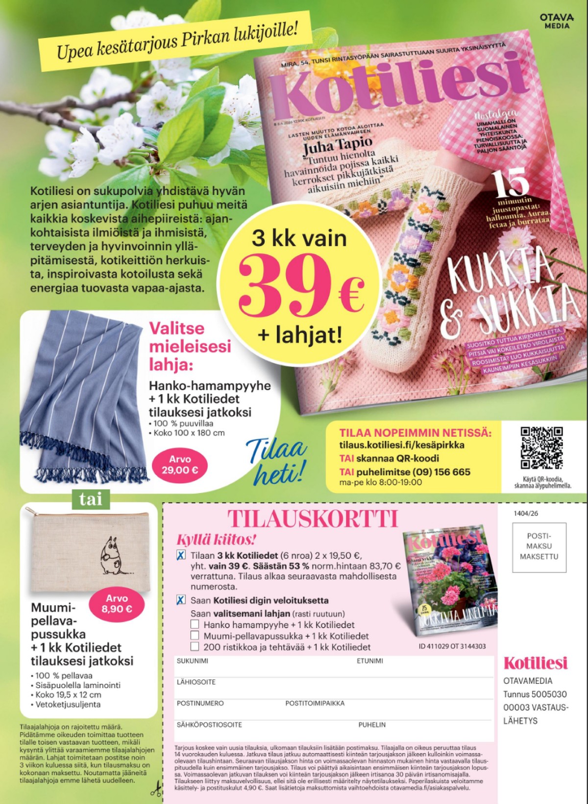 Katso ketjun Pirkka tarjouslehti viikolta 29 sivustolla Viikkotarjoukset.fi. Löydät monia hyviä tarjouksia erilaisista tuotteista. Lue tarjouslehti täältä! Sivu 71