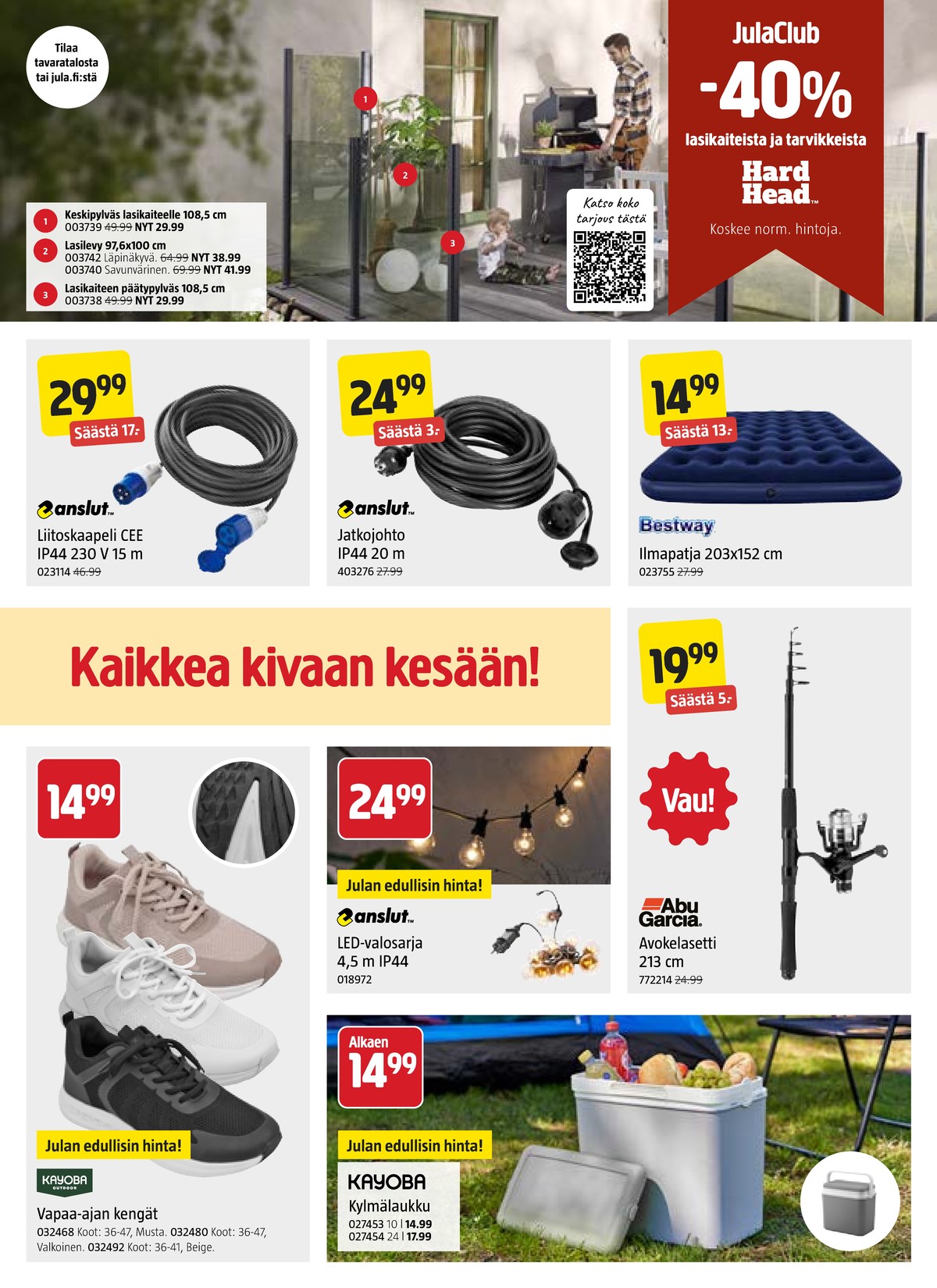 Katso ketjun Jula tarjouslehti viikolta 29 sivustolla Viikkotarjoukset.fi. Löydät monia hyviä tarjouksia erilaisista tuotteista. Lue tarjouslehti täältä! Sivu 2