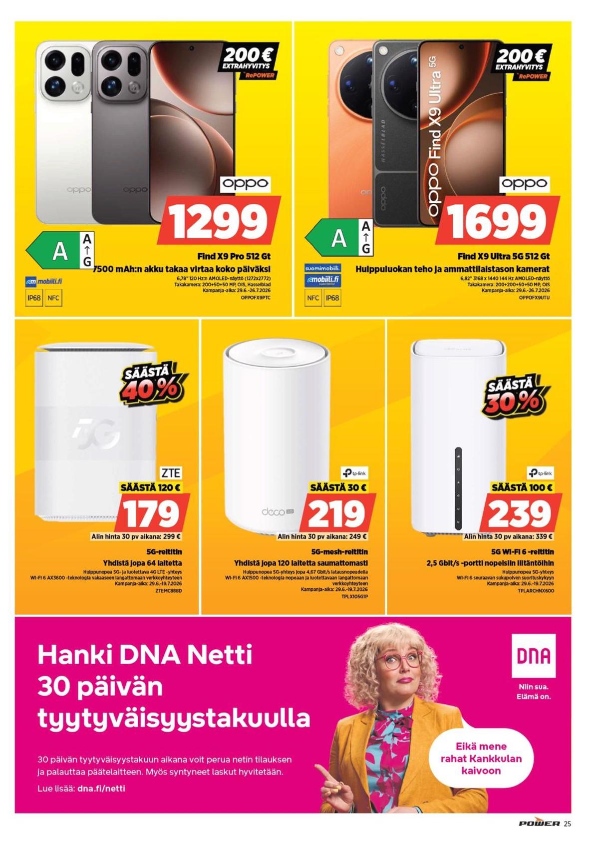 Katso ketjun Power tarjouslehti viikolta 29 sivustolla Viikkotarjoukset.fi. Löydät monia hyviä tarjouksia erilaisista tuotteista. Lue tarjouslehti täältä! Sivu 27
