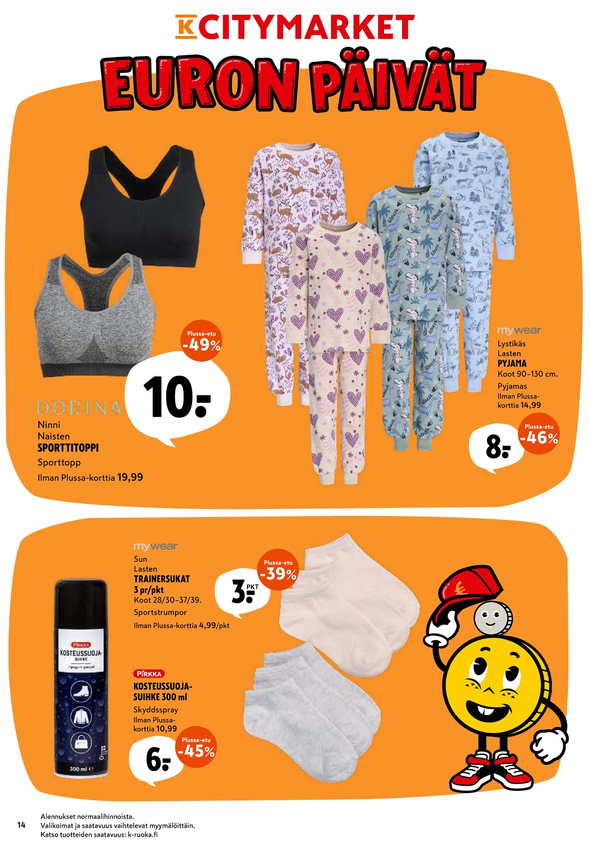 Katso ketjun K-Citymarket tarjouslehti viikolta 29 sivustolla Viikkotarjoukset.fi. Löydät monia hyviä tarjouksia erilaisista tuotteista. Lue tarjouslehti täältä! Sivu 14