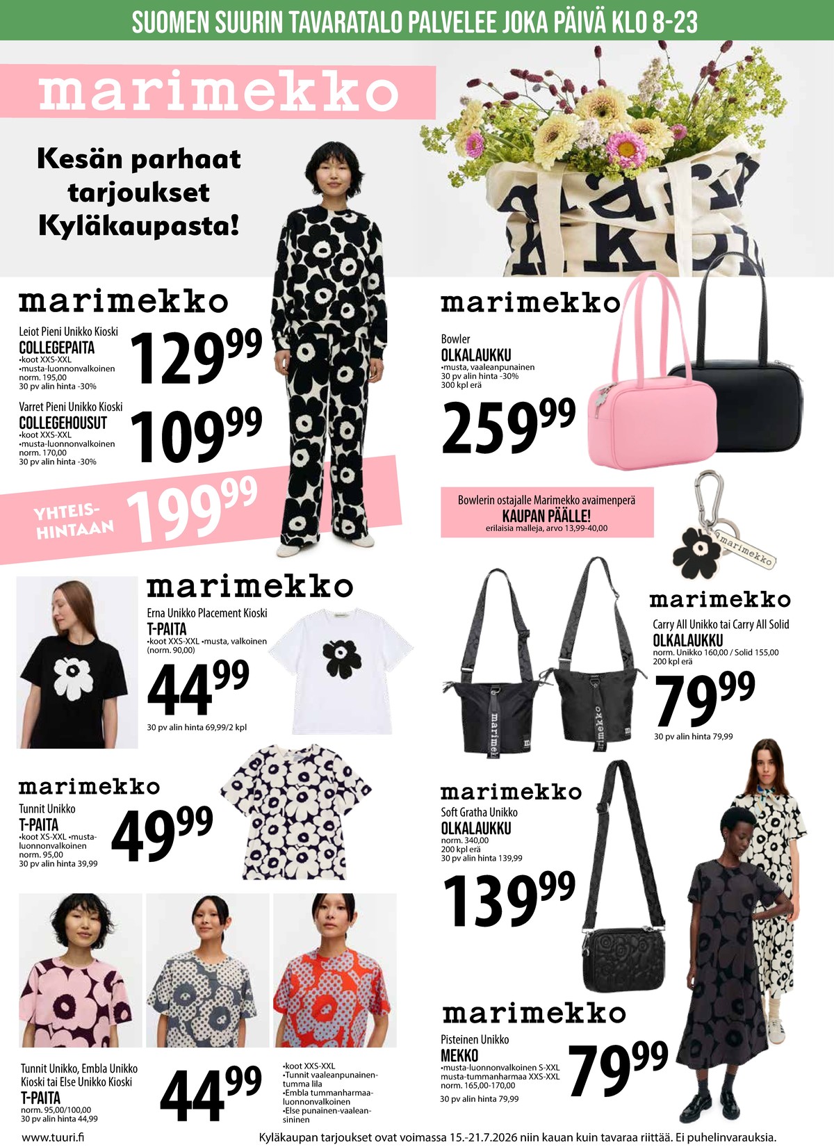 Katso ketjun Keskinen tarjouslehti viikolta 29 sivustolla Viikkotarjoukset.fi. Löydät monia hyviä tarjouksia erilaisista tuotteista. Lue tarjouslehti täältä! Sivu 5