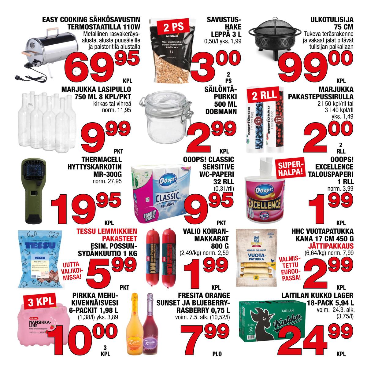 Katso ketjun Säästömarket tarjouslehti viikolta 29 sivustolla Viikkotarjoukset.fi. Löydät monia hyviä tarjouksia erilaisista tuotteista. Lue tarjouslehti täältä! Sivu 1