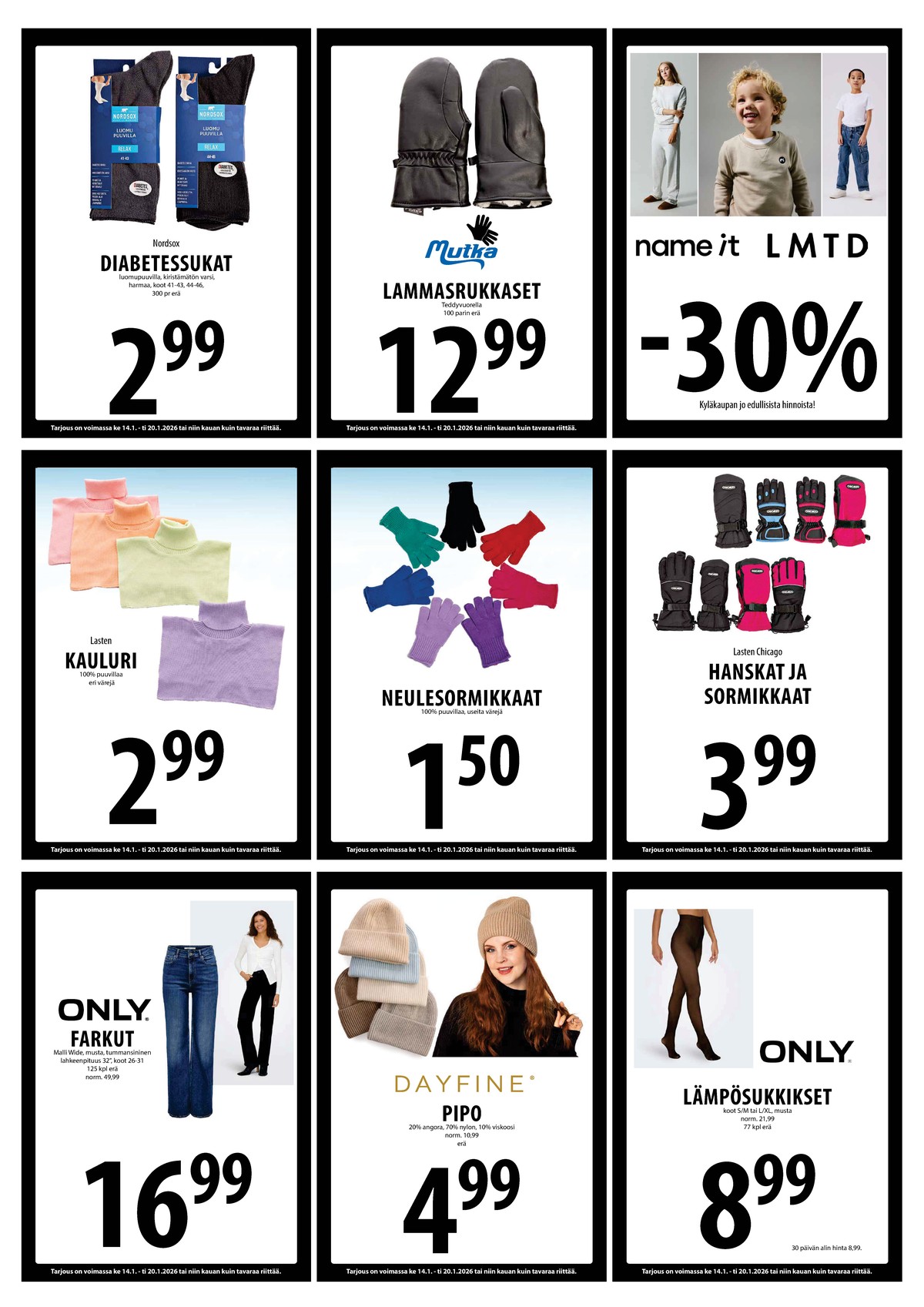 Katso ketjun Keskinen tarjouslehti viikolta 3 sivustolla Viikkotarjoukset.fi. Löydät monia hyviä tarjouksia erilaisista tuotteista. Lue tarjouslehti täältä! Sivu 11