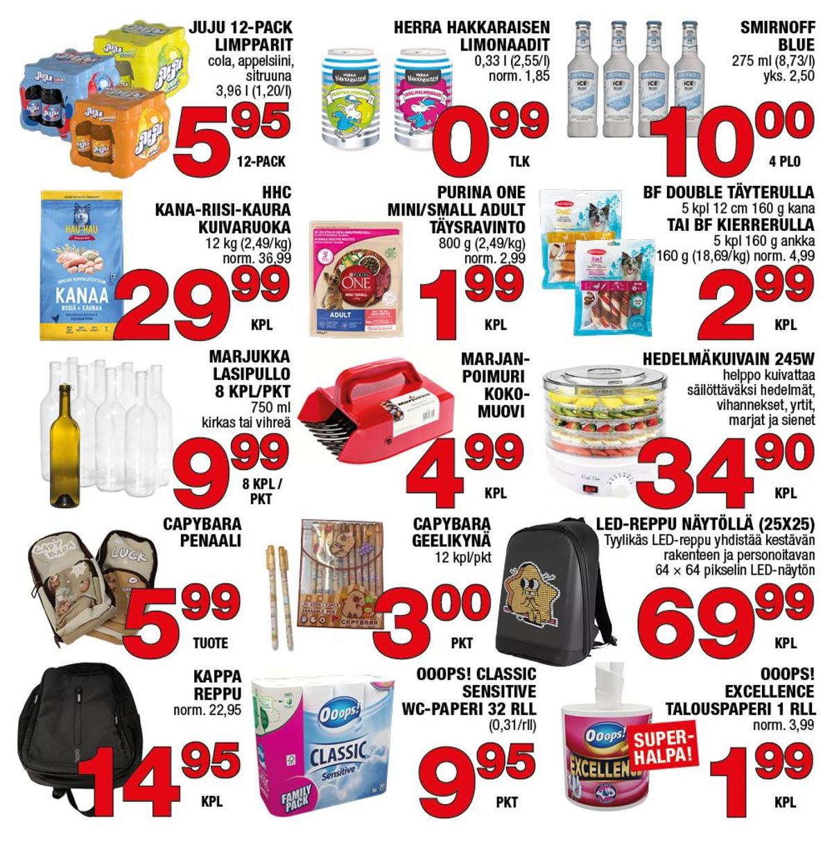 Katso ketjun Säästömarket tarjouslehti viikolta 31 sivustolla Viikkotarjoukset.fi. Löydät monia hyviä tarjouksia erilaisista tuotteista. Lue tarjouslehti täältä! Sivu 1