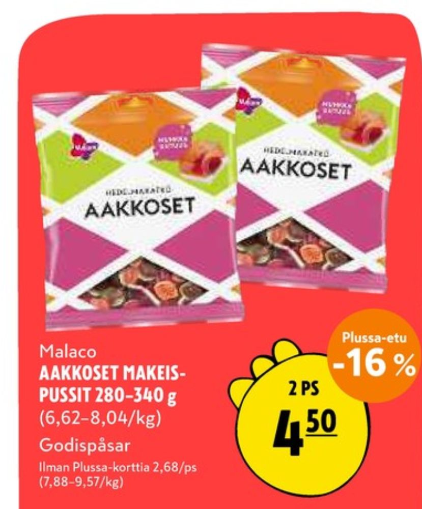 Tarjoukset ja hintavertailu haulla Aakkoset, , Aakkoset hedelmä 0.280 kg 2 Pussi €4.50