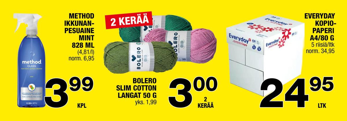 Katso ketjun Säästömarket tarjouslehti viikolta 35 sivustolla Viikkotarjoukset.fi. Löydät monia hyviä tarjouksia erilaisista tuotteista. Lue tarjouslehti täältä! Sivu 2