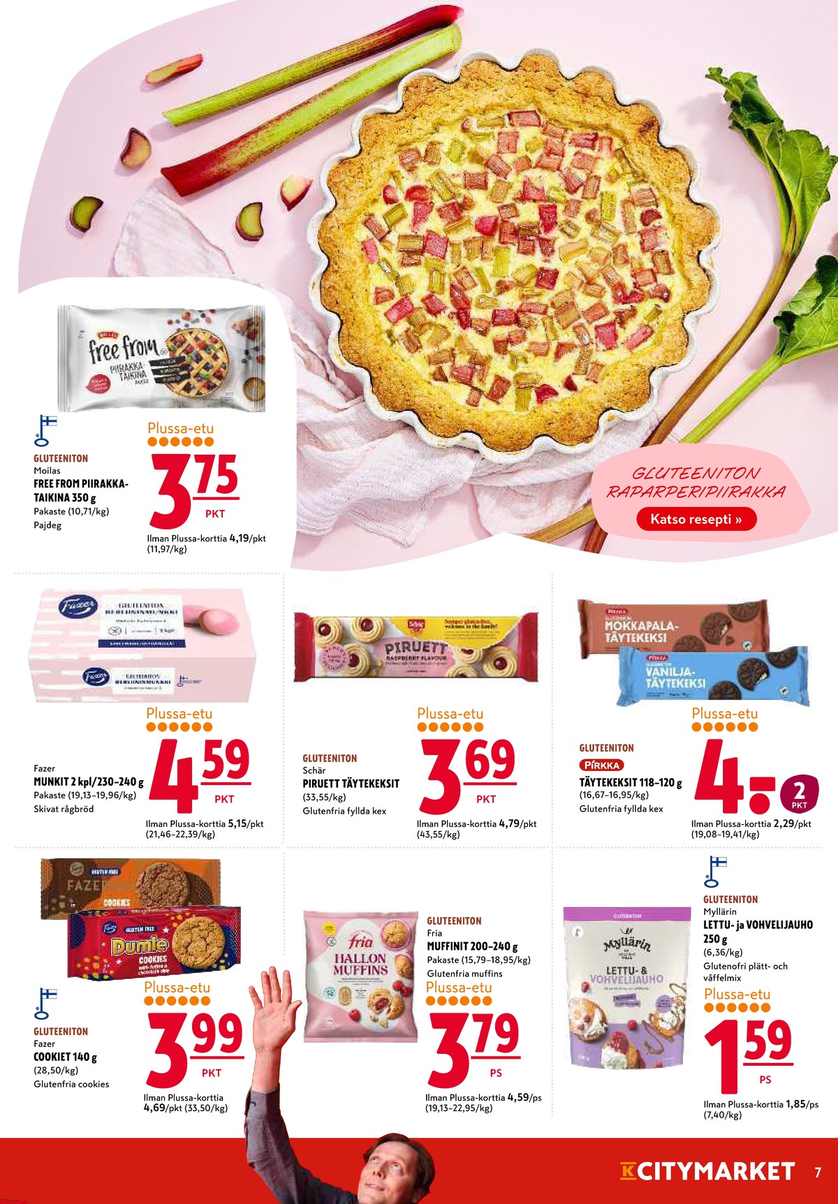Katso ketjun K-Citymarket tarjouslehti viikolta 36 sivustolla Viikkotarjoukset.fi. Löydät monia hyviä tarjouksia erilaisista tuotteista. Lue tarjouslehti täältä! Sivu 7