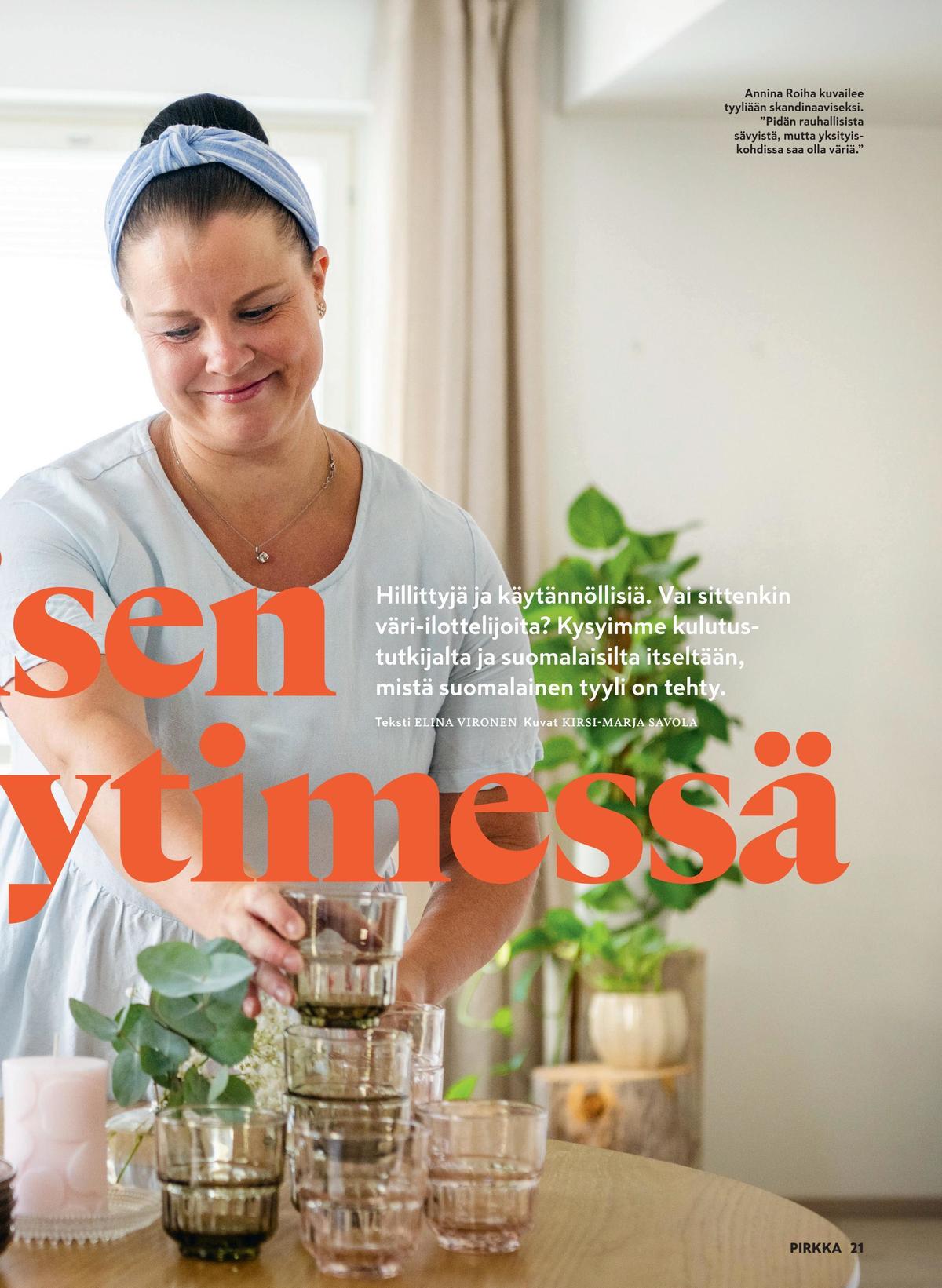 Katso ketjun Pirkka tarjouslehti viikolta 37 sivustolla Viikkotarjoukset.fi. Löydät monia hyviä tarjouksia erilaisista tuotteista. Lue tarjouslehti täältä! Sivu 21