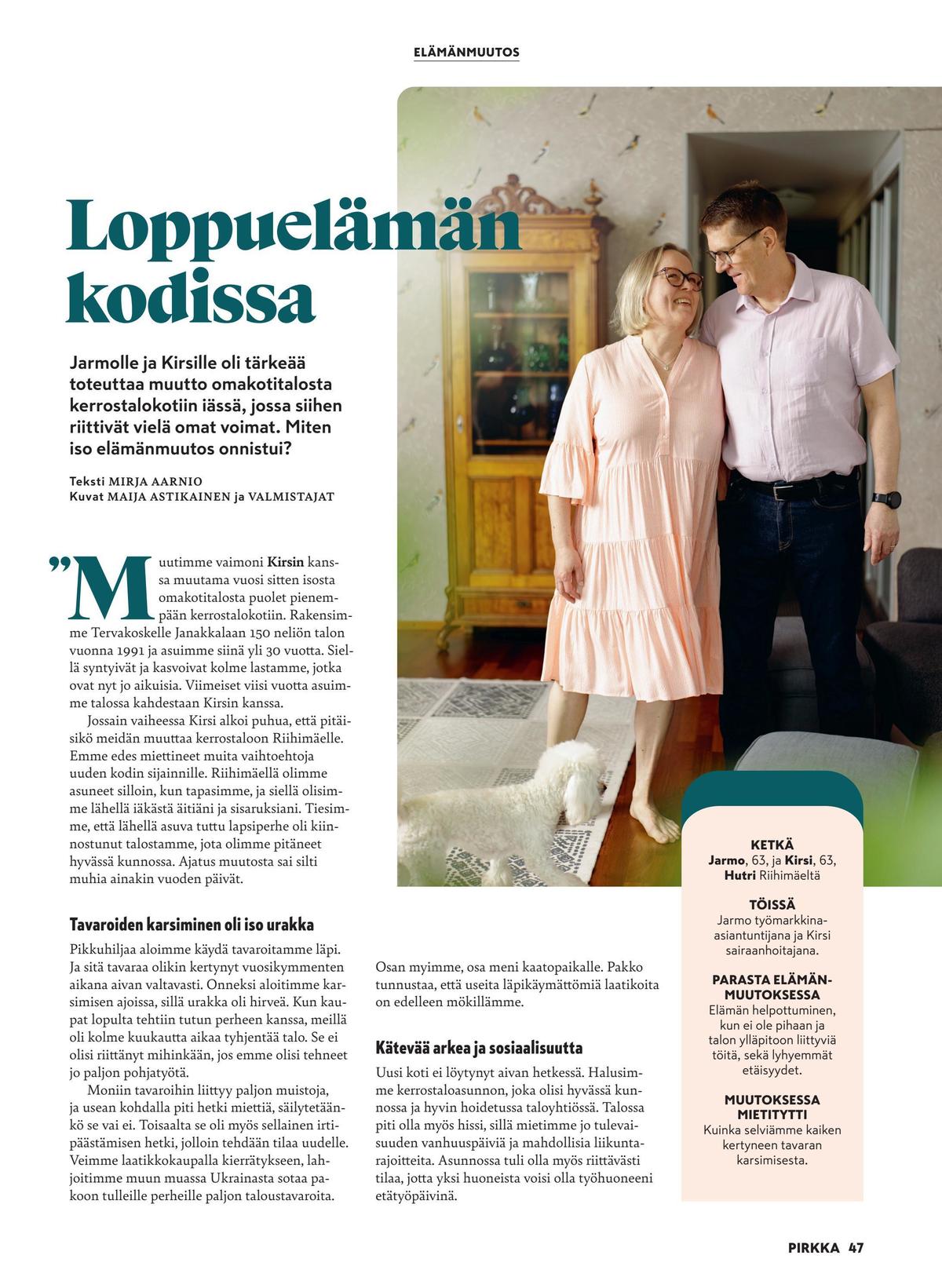 Katso ketjun Pirkka tarjouslehti viikolta 37 sivustolla Viikkotarjoukset.fi. Löydät monia hyviä tarjouksia erilaisista tuotteista. Lue tarjouslehti täältä! Sivu 47