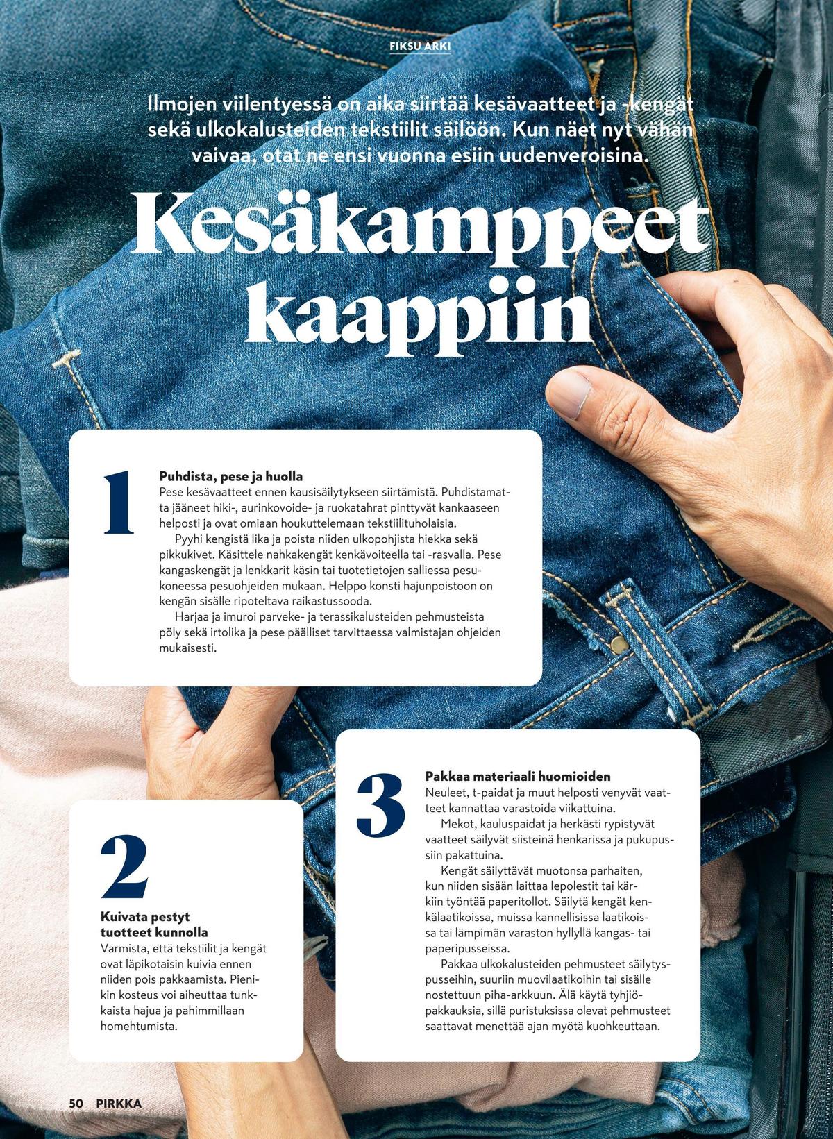 Katso ketjun Pirkka tarjouslehti viikolta 37 sivustolla Viikkotarjoukset.fi. Löydät monia hyviä tarjouksia erilaisista tuotteista. Lue tarjouslehti täältä! Sivu 50