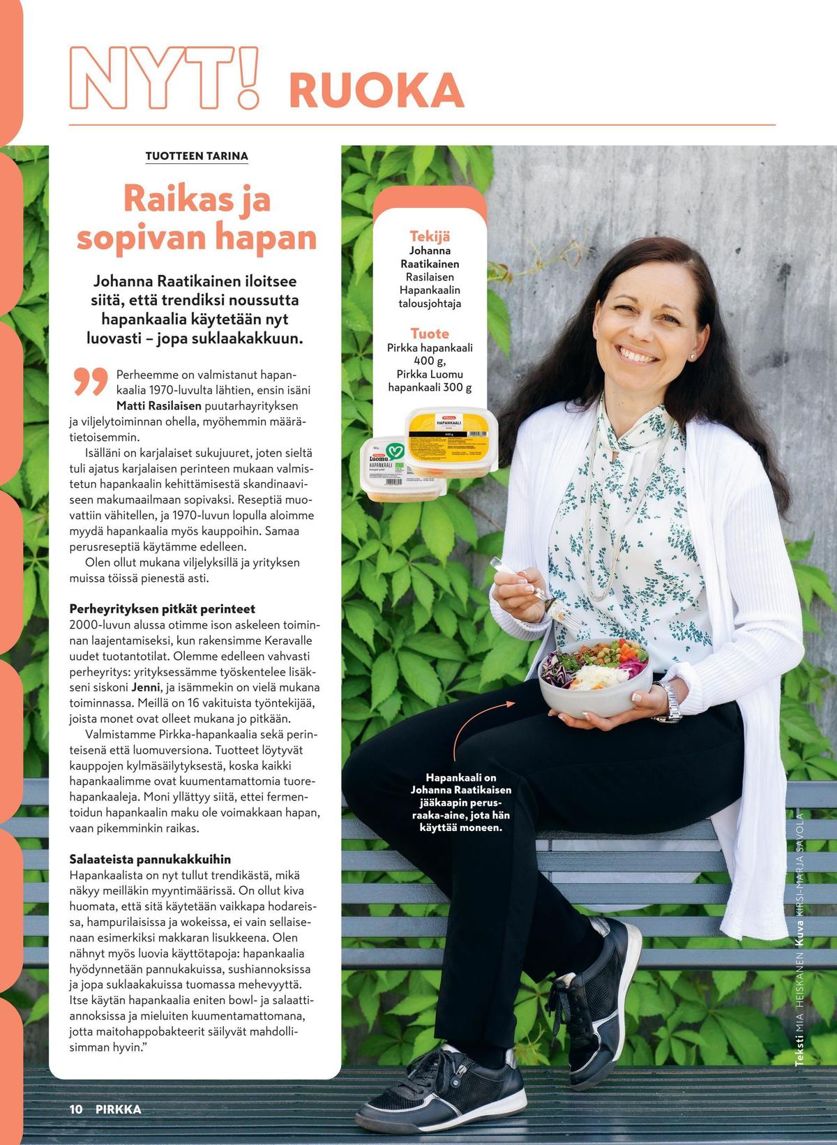 Katso ketjun Pirkka tarjouslehti viikolta 37 sivustolla Viikkotarjoukset.fi. Löydät monia hyviä tarjouksia erilaisista tuotteista. Lue tarjouslehti täältä! Sivu 10