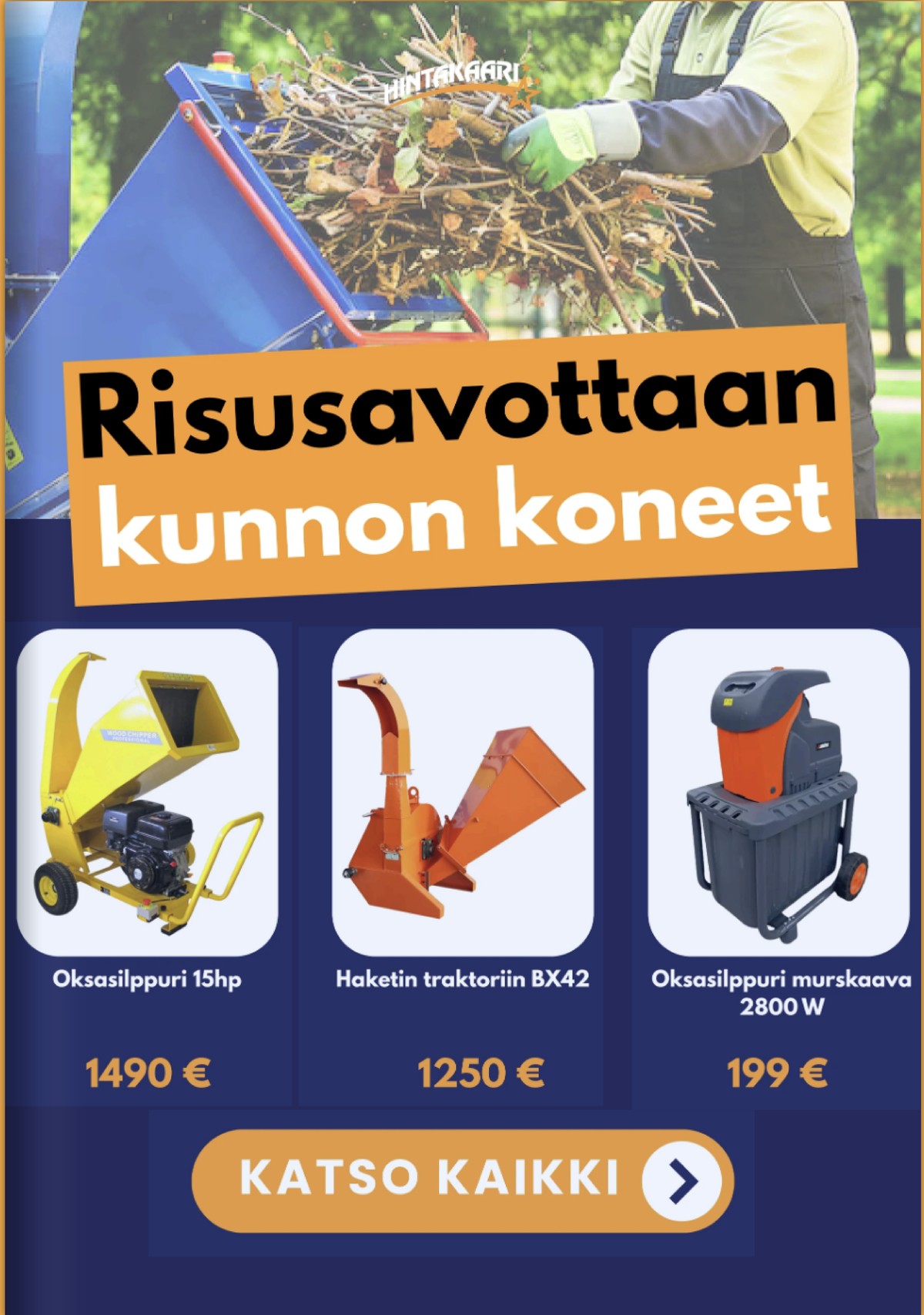 Katso ketjun Hintakaari tarjouslehti viikolta 38 sivustolla Viikkotarjoukset.fi. Löydät monia hyviä tarjouksia erilaisista tuotteista. Lue tarjouslehti täältä! Sivu 16