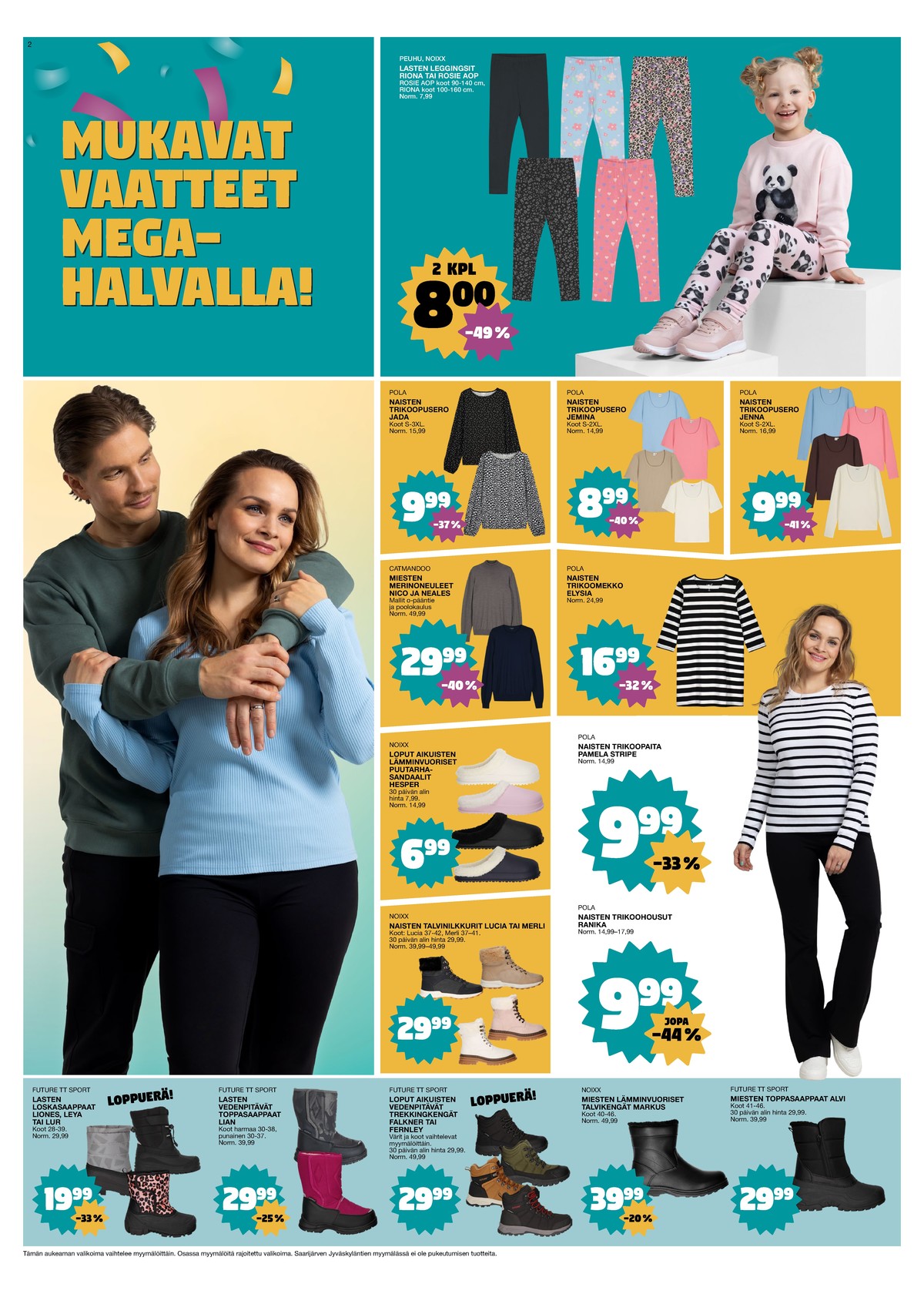 Katso ketjun Tokmanni tarjouslehti viikolta 4 sivustolla Viikkotarjoukset.fi. Löydät monia hyviä tarjouksia erilaisista tuotteista. Lue tarjouslehti täältä! Sivu 2