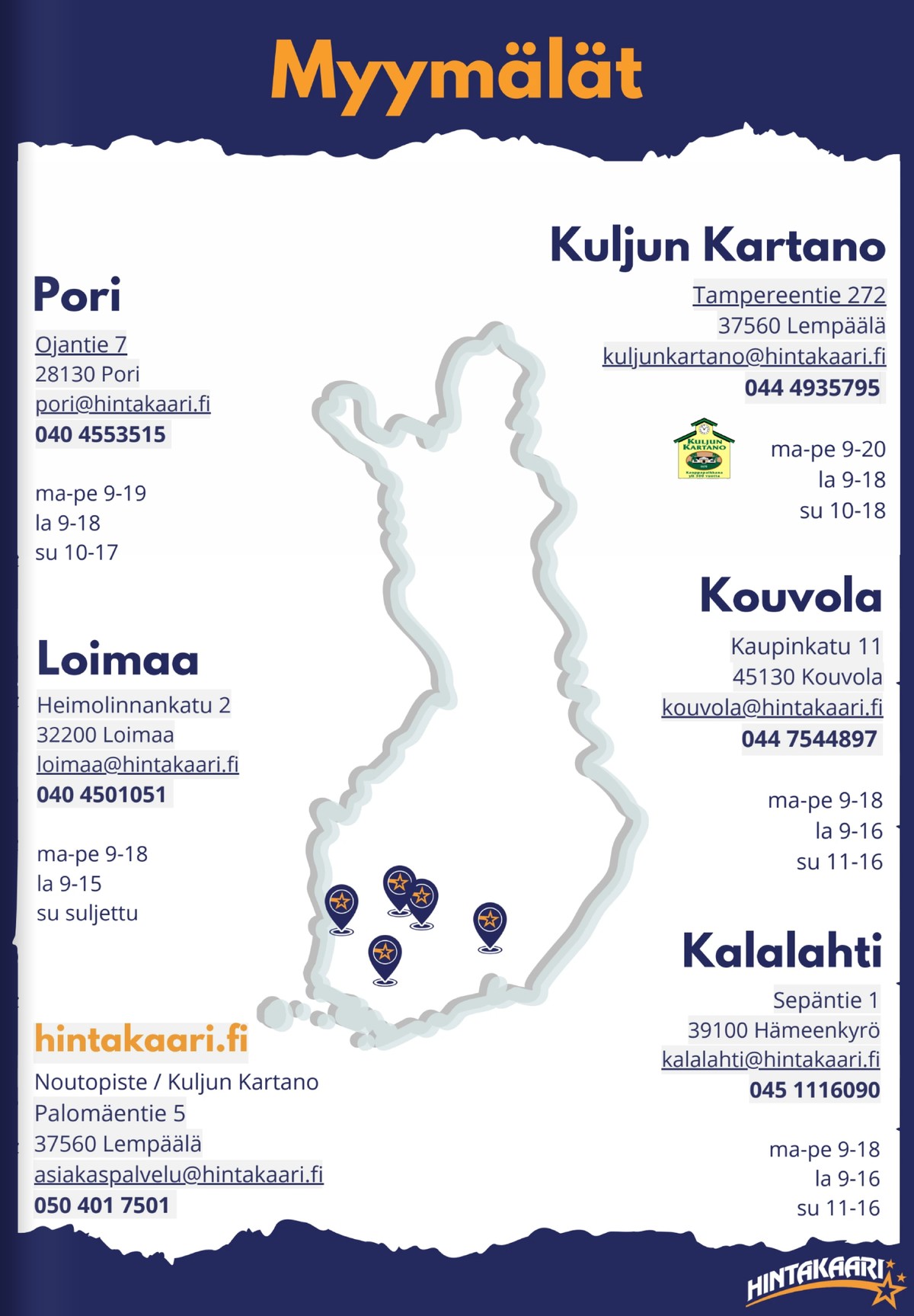 Katso ketjun Hintakaari tarjouslehti viikolta 41 sivustolla Viikkotarjoukset.fi. Löydät monia hyviä tarjouksia erilaisista tuotteista. Lue tarjouslehti täältä! Sivu 16