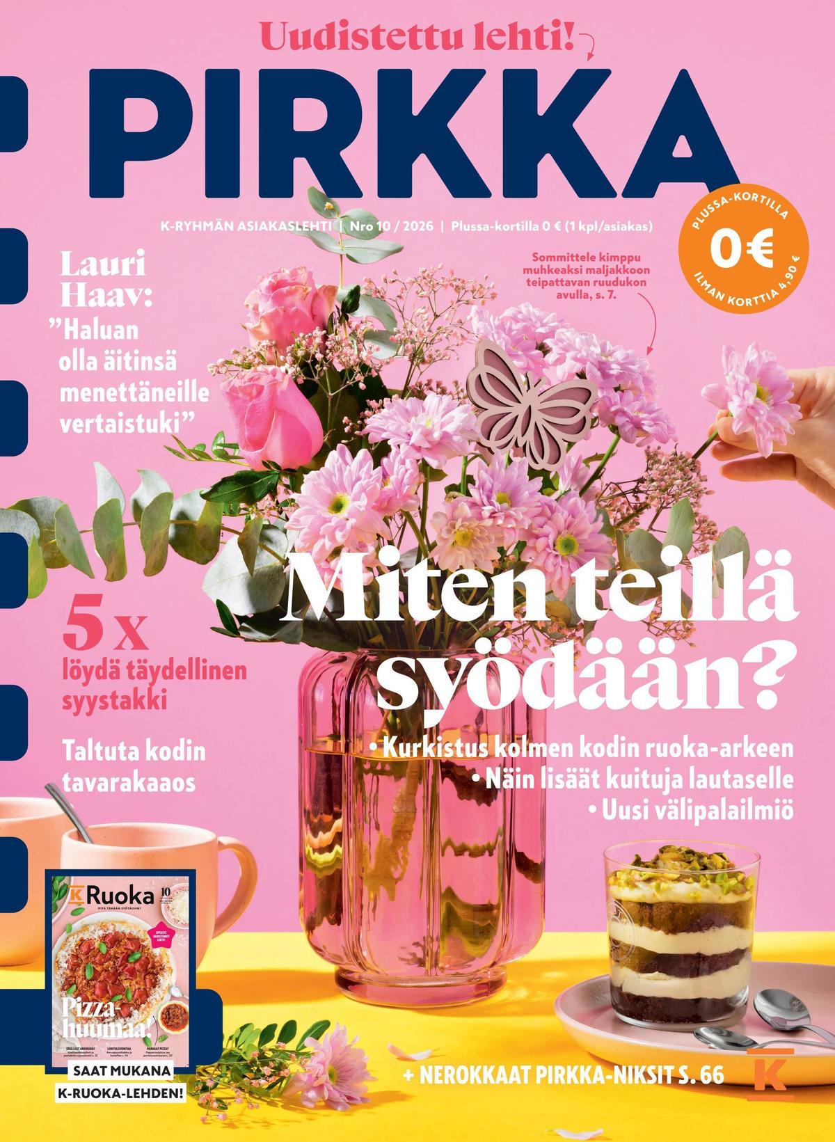 Katso ketjun Pirkka tarjouslehti viikolta 42 sivustolla Viikkotarjoukset.fi. Löydät monia hyviä tarjouksia erilaisista tuotteista. Lue tarjouslehti täältä! Sivu 1