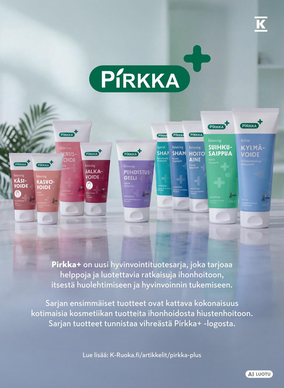 Katso ketjun Pirkka tarjouslehti viikolta 42 sivustolla Viikkotarjoukset.fi. Löydät monia hyviä tarjouksia erilaisista tuotteista. Lue tarjouslehti täältä! Sivu 4