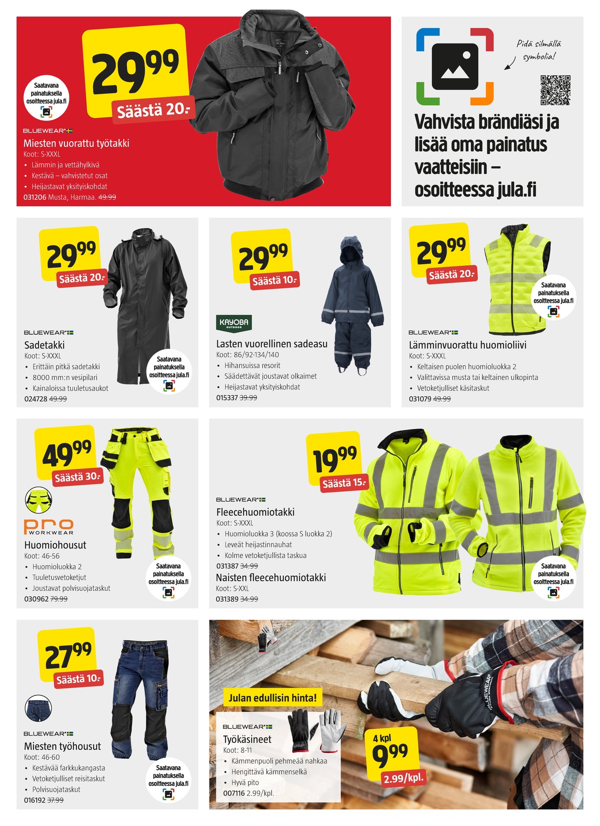 Katso ketjun Jula tarjouslehti viikolta 42 sivustolla Viikkotarjoukset.fi. Löydät monia hyviä tarjouksia erilaisista tuotteista. Lue tarjouslehti täältä! Sivu 2