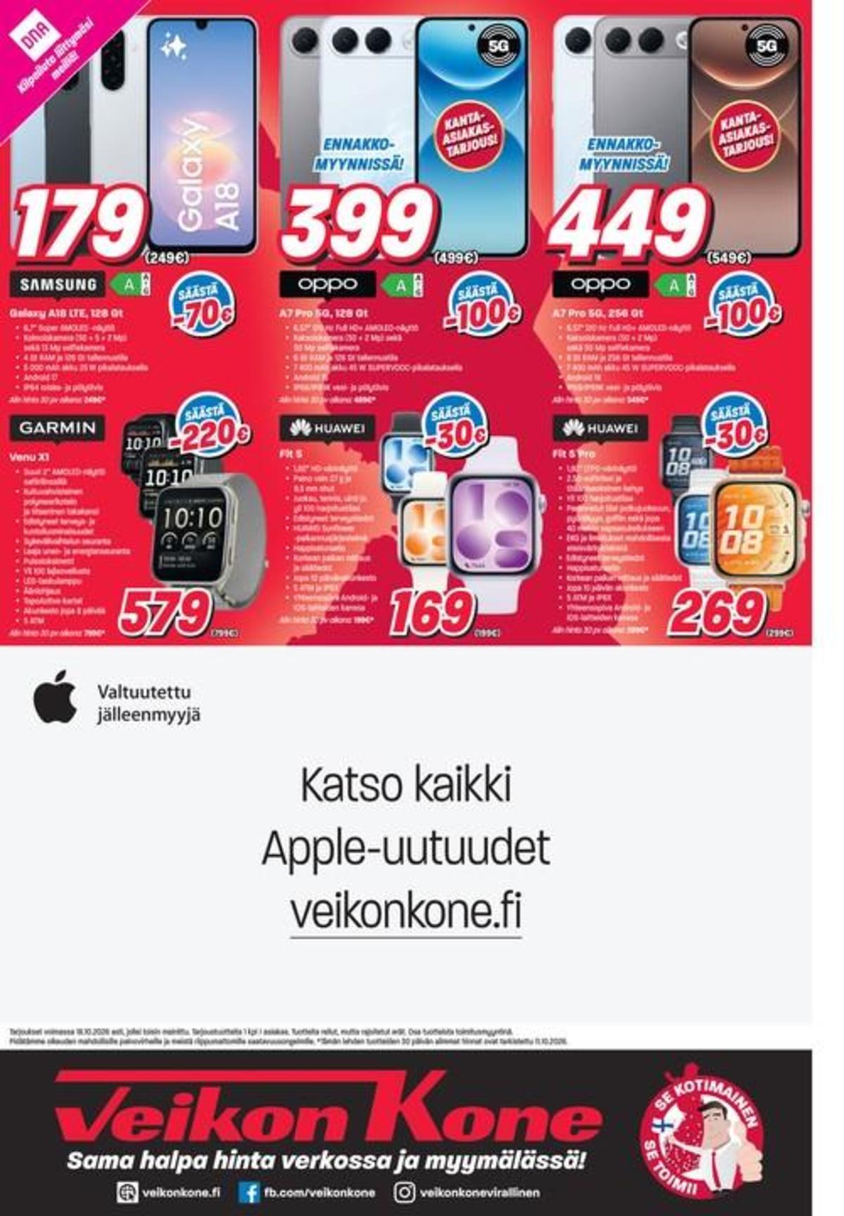 Katso ketjun Veikon Kone tarjouslehti viikolta 42 sivustolla Viikkotarjoukset.fi. Löydät monia hyviä tarjouksia erilaisista tuotteista. Lue tarjouslehti täältä! Sivu 14