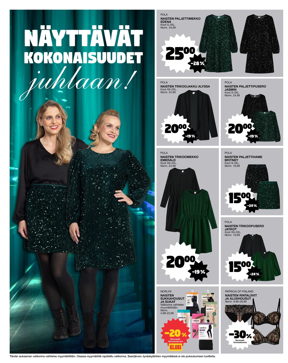 Katso ketjun Tokmanni tarjouslehti viikolta 42 sivustolla Viikkotarjoukset.fi. Löydät monia hyviä tarjouksia erilaisista tuotteista. Lue tarjouslehti täältä! Sivu 4