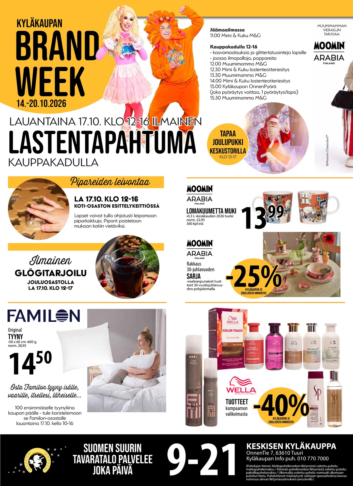 Katso ketjun Keskinen tarjouslehti viikolta 42 sivustolla Viikkotarjoukset.fi. Löydät monia hyviä tarjouksia erilaisista tuotteista. Lue tarjouslehti täältä! Sivu 1