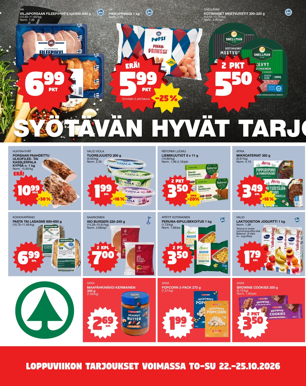 Katso ketjun Tokmanni tarjouslehti viikolta 43 sivustolla Viikkotarjoukset.fi. Löydät monia hyviä tarjouksia erilaisista tuotteista. Lue tarjouslehti täältä! Sivu 2