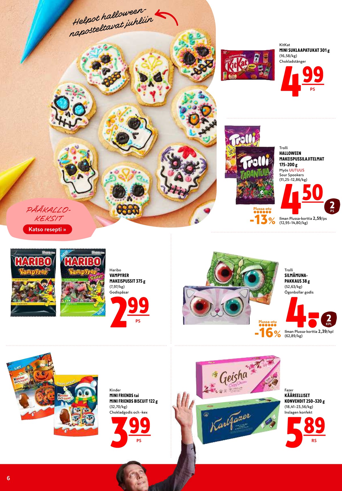 Katso ketjun K-Citymarket tarjouslehti viikolta 44 sivustolla Viikkotarjoukset.fi. Löydät monia hyviä tarjouksia erilaisista tuotteista. Lue tarjouslehti täältä! Sivu 6