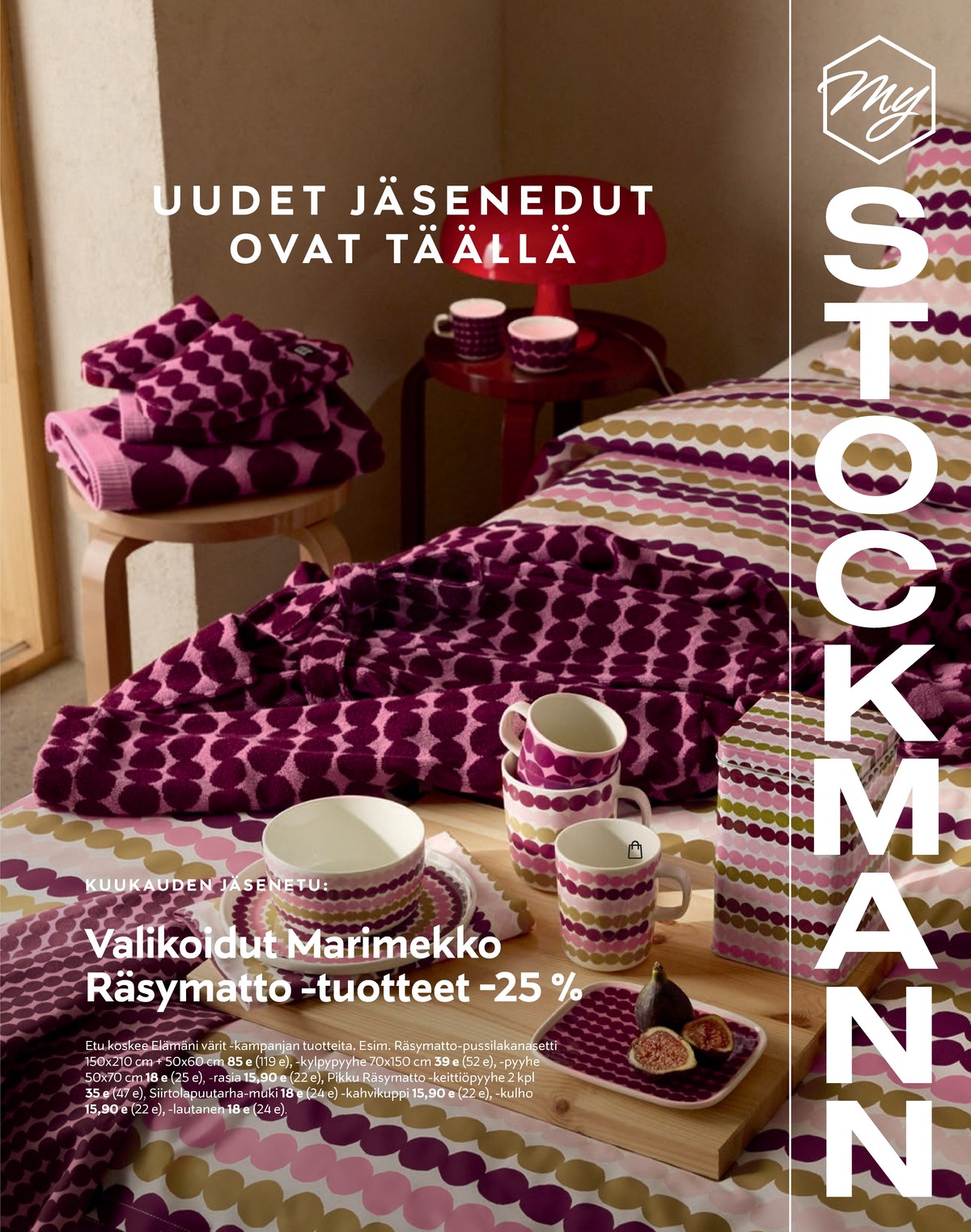 Katso ketjun Stockmann tarjouslehti viikolta 48 sivustolla Viikkotarjoukset.fi. Löydät monia hyviä tarjouksia erilaisista tuotteista. Lue tarjouslehti täältä! Sivu 77