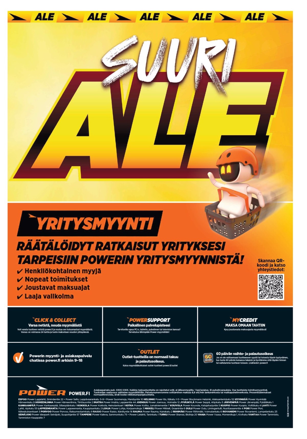 Katso ketjun Power tarjouslehti viikolta 5 sivustolla Viikkotarjoukset.fi. Löydät monia hyviä tarjouksia erilaisista tuotteista. Lue tarjouslehti täältä! Sivu 29