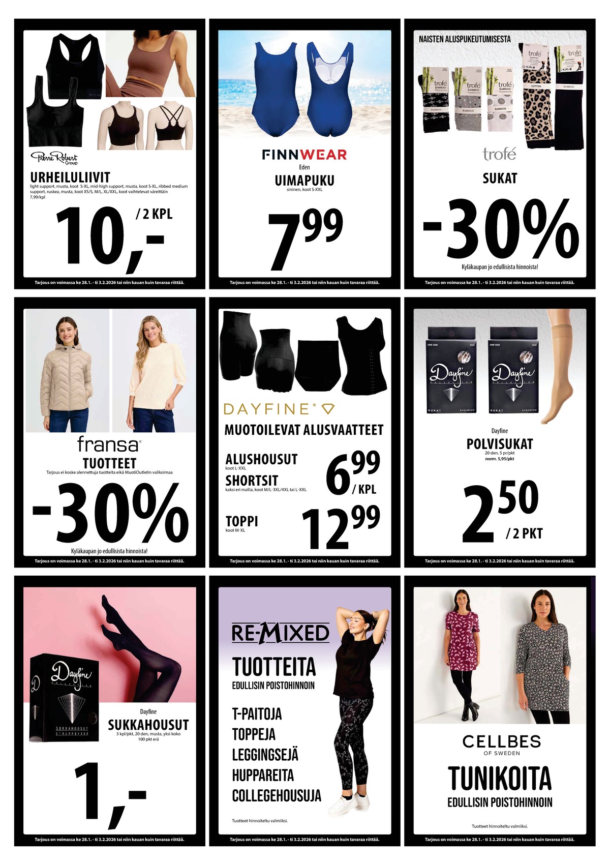 Katso ketjun Keskinen tarjouslehti viikolta 5 sivustolla Viikkotarjoukset.fi. Löydät monia hyviä tarjouksia erilaisista tuotteista. Lue tarjouslehti täältä! Sivu 14